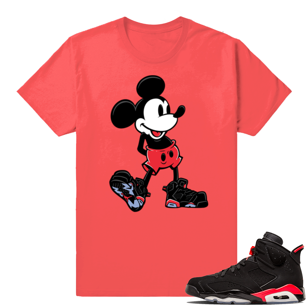 Infrared 6s Black | Sneakerhead Mickey | Infrared shirt