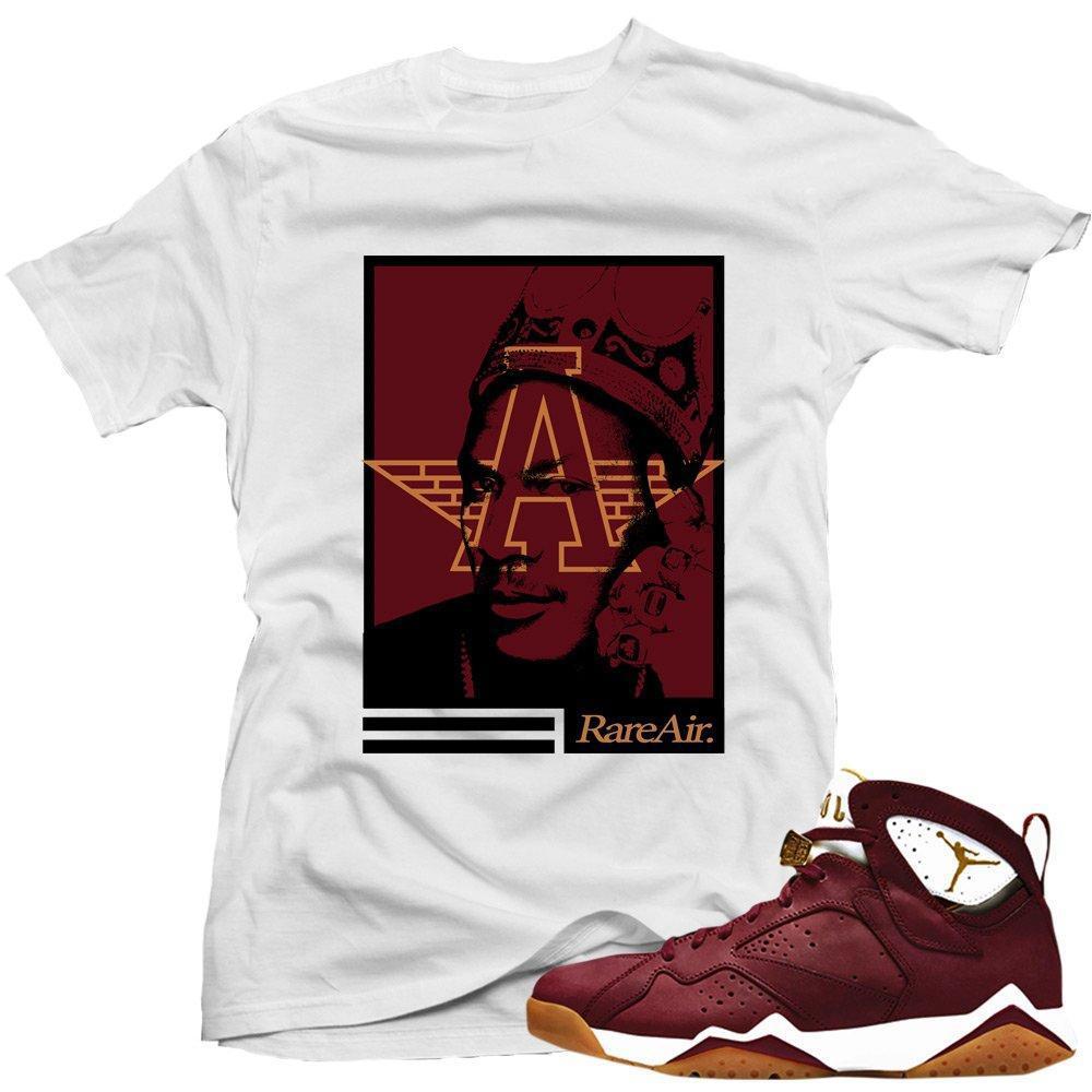 Jordan 7 Cigar shirts to match 'MJ King' White Sneaker Tees shirt