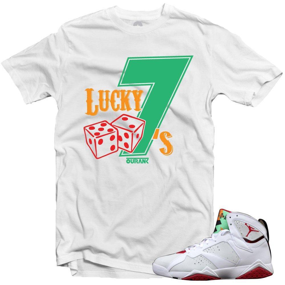 Hare 7s shirts to match 'Lucky 7s' White Sneaker Tees shirt