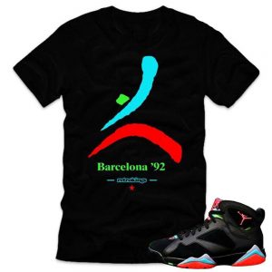 Marvin the Martian 7s matching sneaker tees shirts |Barcelona Sneaker Tee Black| Streetwear Online