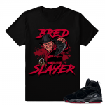 Jordan 8 Bred Slayer Streetwear T shirt - Bred Slayer - Black