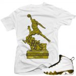 Jordan 9 Statue shirts to match 'Monument' White Sneaker Tees shirt