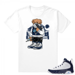 Jordan 9 UNC | Trap Bear | White shirt