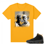 Jordan 9 University Gold Shirt - Gold - White Man Cant Jump Movie