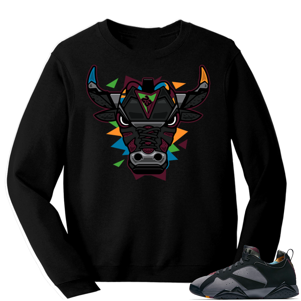 Jordan Bordeaux Sweatshirt | Rare Air Bull | Black Sweatshirt