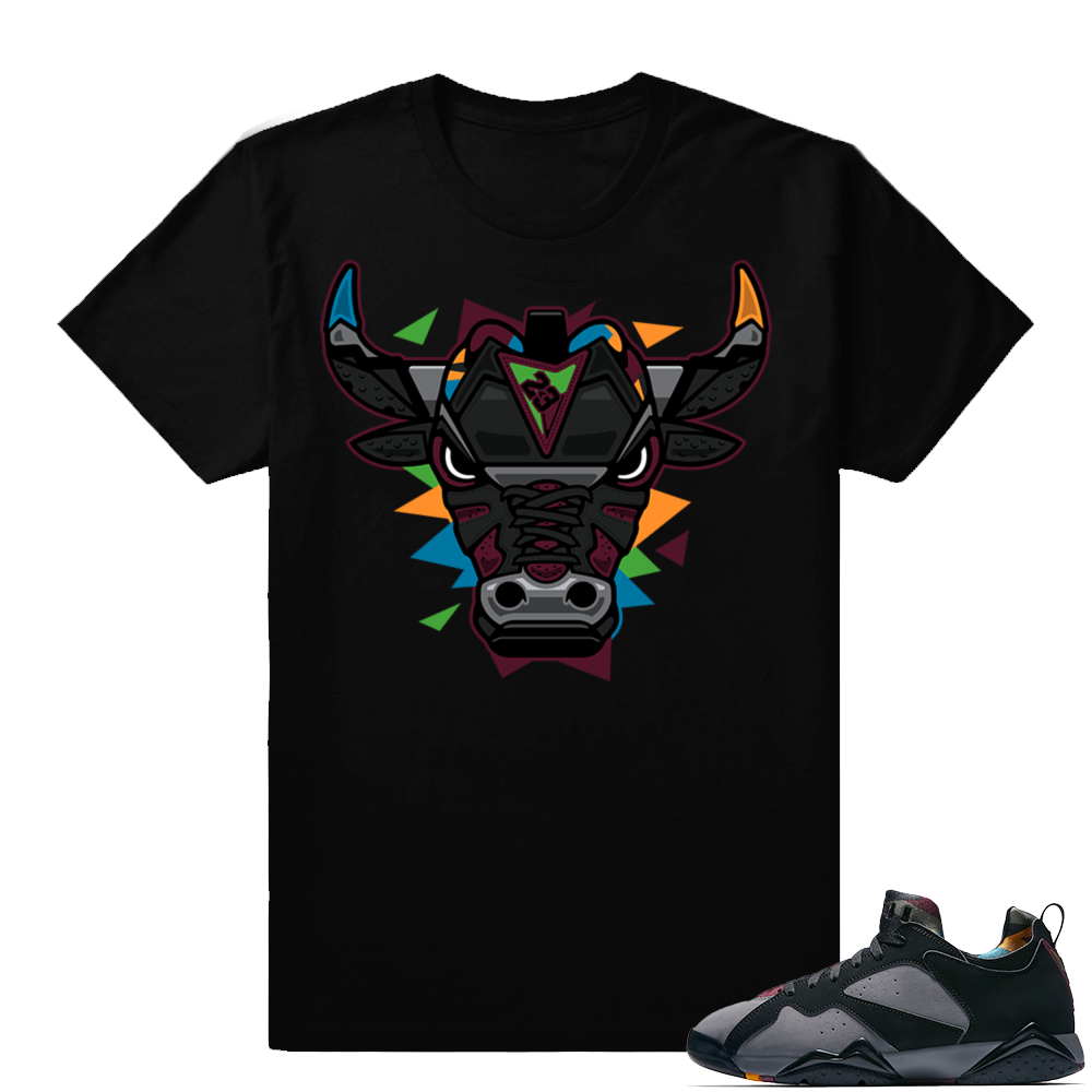 Jordan Bordeaux t-shirt | Rare Air Bull | Black Shirt