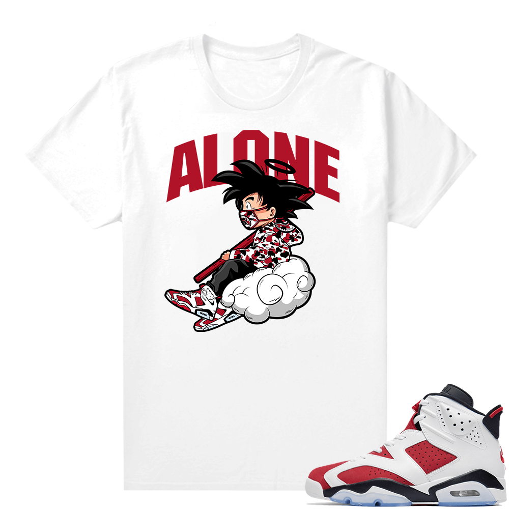 Jordan Carmine Shirt Match White Alone