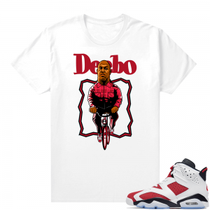 Jordan Carmine Shirt Match White Deebo