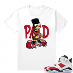 Jordan Carmine Shirt Match White PAID