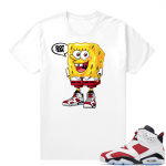 Jordan Carmine Shirt Match White Spongebob Got EM