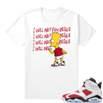 Jordan Carmine Shirt Match White Will Not Pay Resale