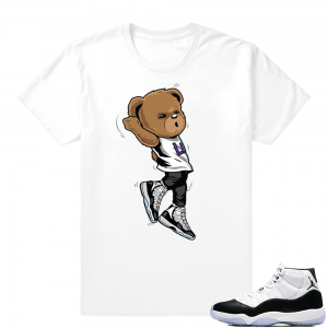 Concord 11 Jordan | Shoot Dance Bear | White shirt