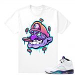 Match Grape 5s 2018 | Trippy Wario | White shirt