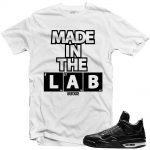 Jordan 11Lab4 shirts to match 'In the Lab' White Shirt