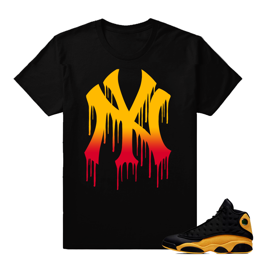 Match Air Jordan 13 shirts | NY Drip | Black shirt