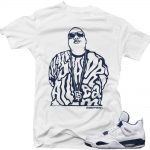 Columbia 4s Matching Sneaker Tees Shirts|All a Dream Sneaker Tees Shirt White