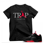 Match Air Jordan 5 Alternate 90 | 'Trap Jumpin' | Black T shirt