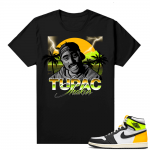 Jordan Volt Gold 1s shirt - Black - Pac