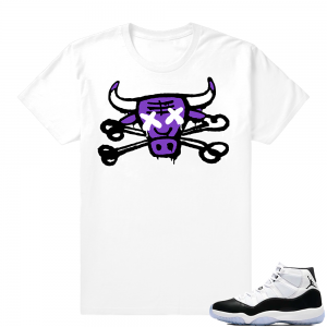 Concord 11 Jordan | Bully Bones | White shirt