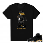 DMP 6s shirt black - Everybody Duck