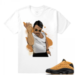 Match Air Jordan 13 Chutney | Salt Bae 13s | White T shirt