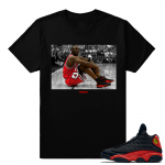 Bred 13s - MJ in 13s matching sneaker shirt - Black