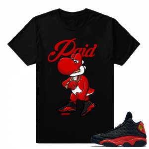 Bred 13s - Shirts to match Jordans - Paid - Black