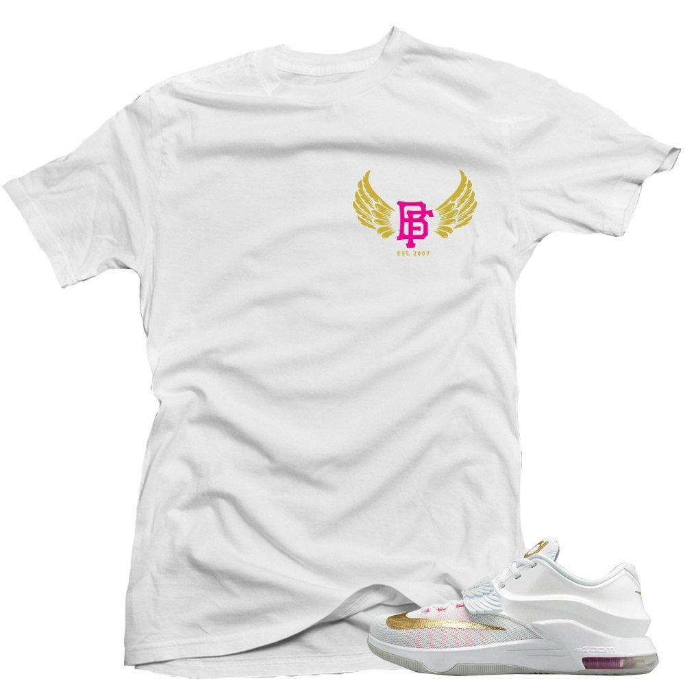 KD 7 Aunt Pearl matching sneaker tees shirts |Wingin' sneaker Tee White | Streetwear Online