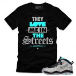 Lady Liberty 10s matching sneaker tees shirts |Love Me Streetwear Sneaker Tee Black