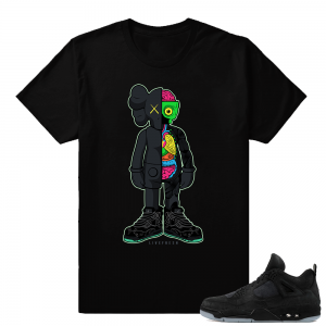 Jordan 4 Black T shirt Live Fresh