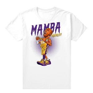 Kobe Bryant | Mamba Toon | White T shirt