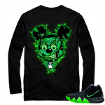 Kyrie 4 Halloween | Mickey Zombie | Black Long Sleeve shirt