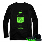 Kyrie 4 Halloween | Mass Media Poison | Black Long Sleeve shirt