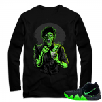 Kyrie 4 Halloween | Thrilla Zombie | Black Long Sleeve shirt