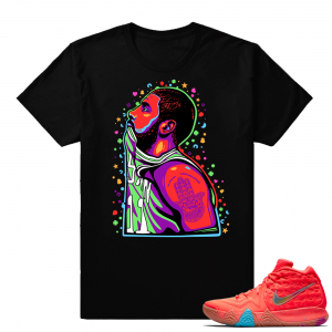 Kyrie 4 shirts to match  Kyrie Pop Art  Black Tee