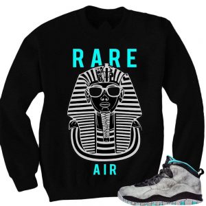 Lady Liberty 10s matching sneaker tees shirts |Pharaoh Crewneck Black| Streetwear Online