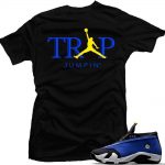 Laney 14s Low shirts to match 'Trap Jumpin' | Black Tee