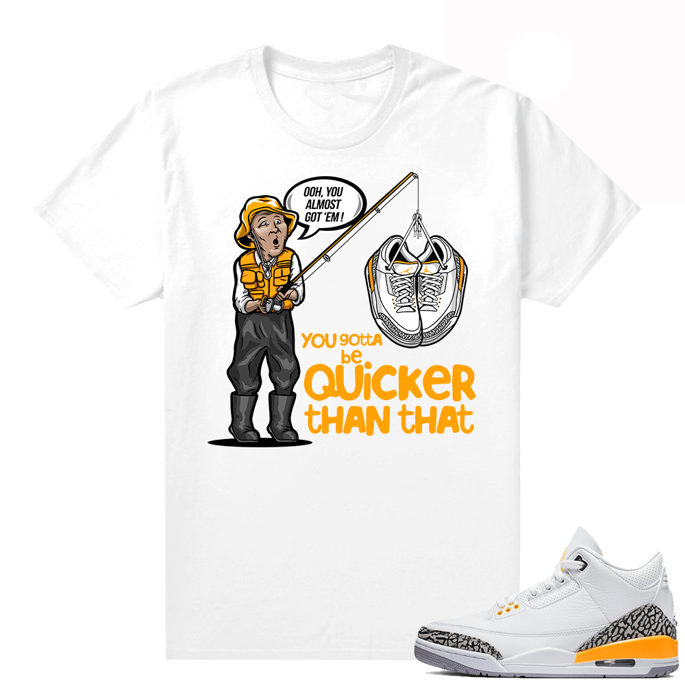 Laser Orange Jordan match shirts - White - Almost Got EM