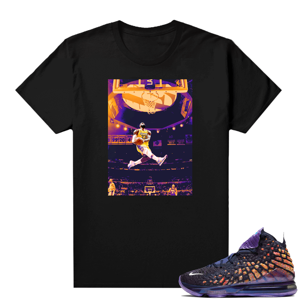 LeBron 17 Monstars shirt black - LeBron Kobe Tribute