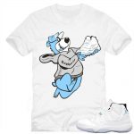 Legend Blue 11 Matching Sneaker Tees Shirts|Bad Yogi Sneaker Tees Shirt White