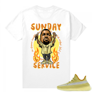 Marsh Yeezy 350 Shirt White - Sunday Service Ye Toon