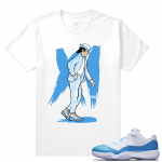 Match Jordan 11 UNC lows | Moonwalk 11s | White T shirt