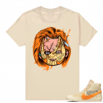 Match All Hallows Eve Off White Nike Blazer | Chucky Mask | Tan shirt