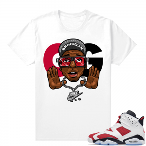 Match Carmine 6 Jordan Shirt White Mars OG