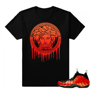 Match Foamposites Habanero | Medusa Drip | Black shirt