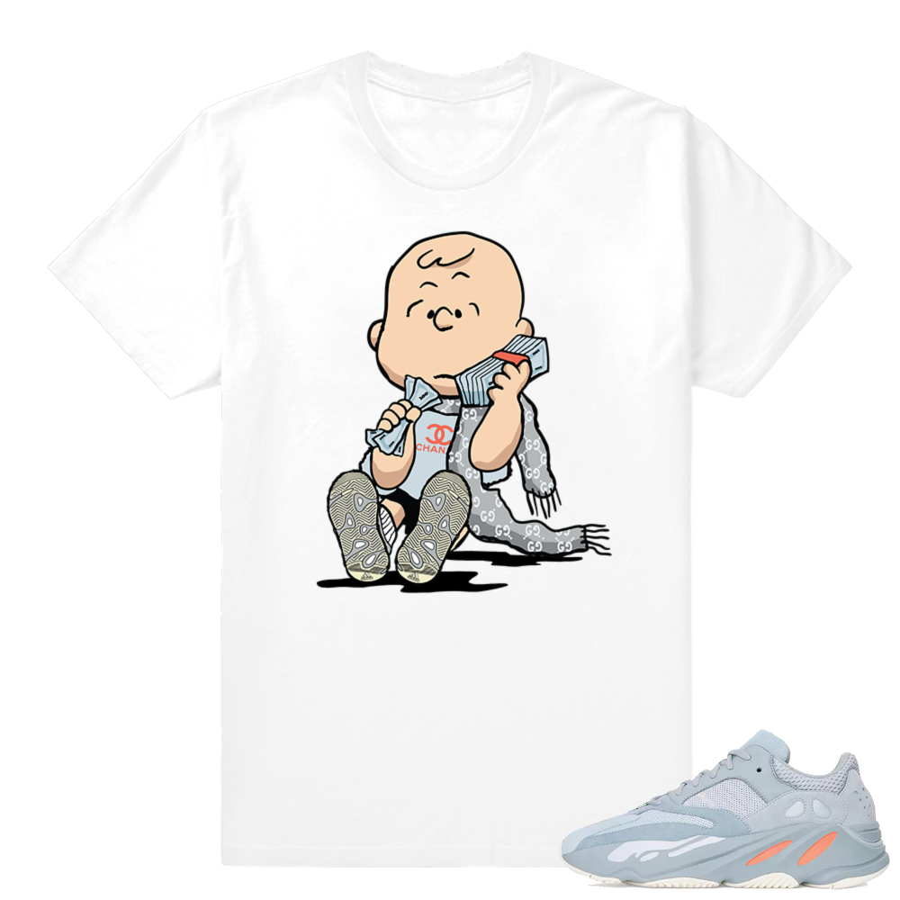 Inertia Yeezy 700 | Designer Charlie Brown | White shirt