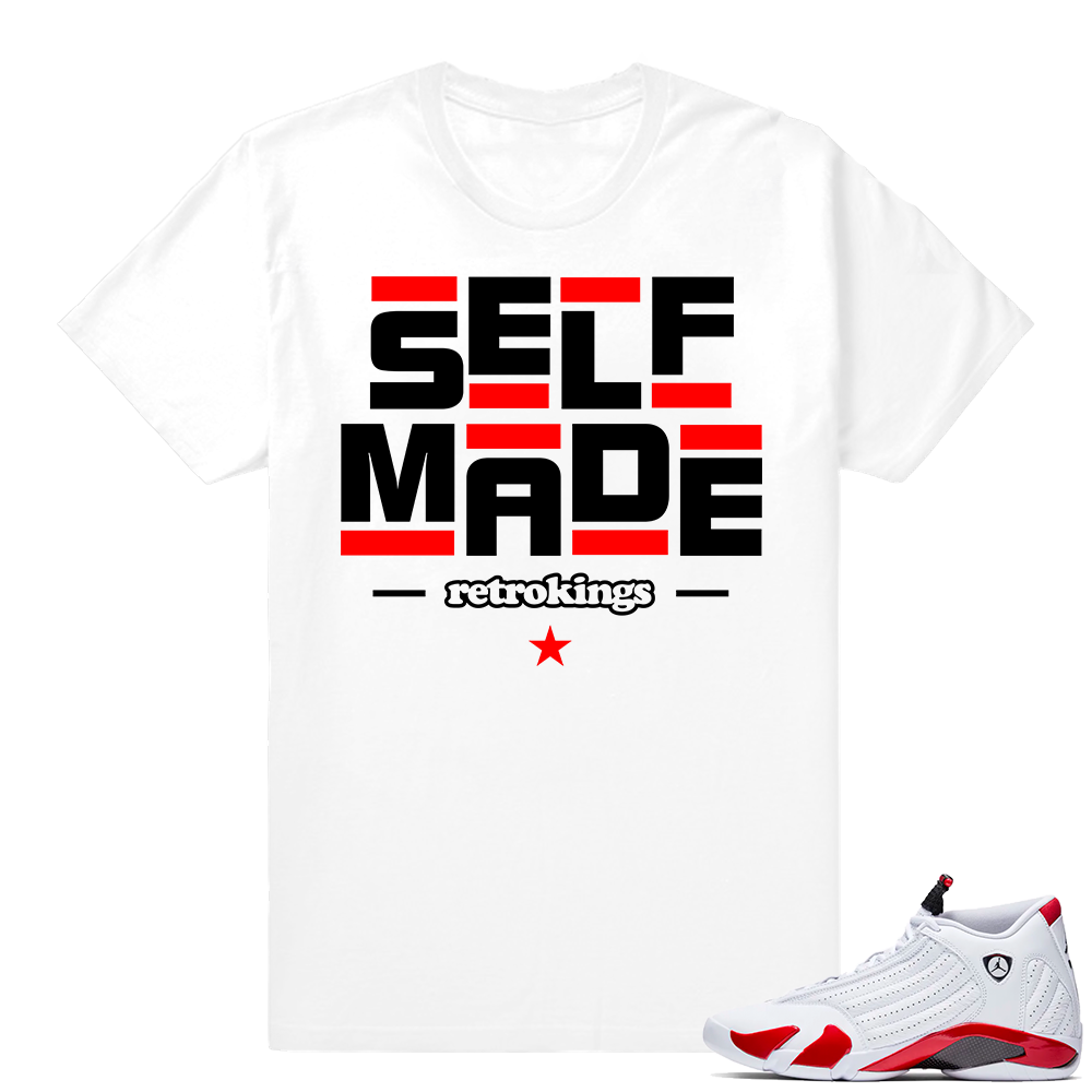 Candy Cane 14s | Self Made | White Shirt