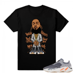 Magnet Yeezy 700 | Nipsey Hussle | Black shirt