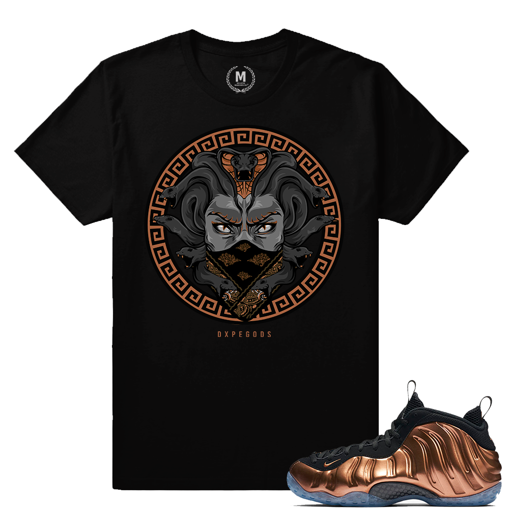 Match Copper Foams | Medusa Dxpe Gods | Black T shirt