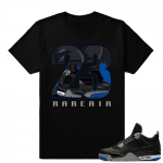 Match Air Jordan 4 Motorsport Away | Rare Air 23 | Black T shirt